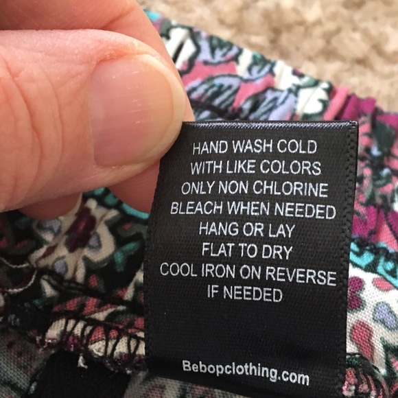 BeBop floral print soft palazzo relaxed pants - Picture 8 of 8